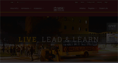 Desktop Screenshot of mwsu.edu