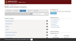 Desktop Screenshot of libguides.mwsu.edu